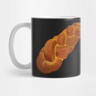 Detailed Challah Bread Drawing Mug